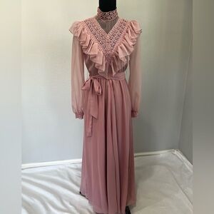 Norman Berg Vintage Cottagecore Dress
